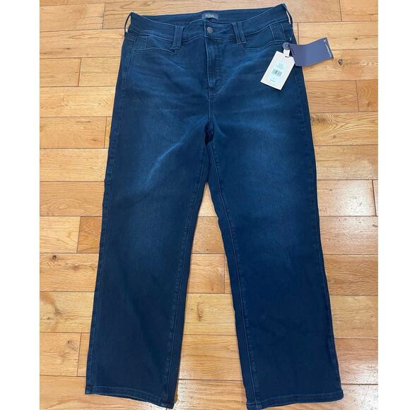 NYDJ Women's Straight Leg Jeans - Dark Blue - Picture 1 of 8
